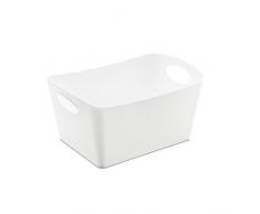 koziol Aufbewahrungsbox 3,5 L Boxxx M, Kunststoff, solid weiß, 20,3 x 29,7 x 15 cm