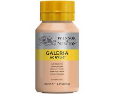 Winsor & Newton 2150437 Galeria Acrylfarbe, hohe Pigmentierung, lichtecht, buttrige Konsistenz, 500 ml Topf - Terrakotta Blass
