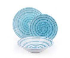 Brunch Time Geschirr 18 tlg. Set Old Italy blau