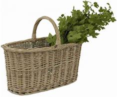 Clayre & Eef W4RO0005 Korb Rattan Ca. 51 x 22 x 40 cm