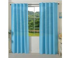 Gardinenbox Schiebegardine Flächenvorhang Cube Strass Microsatin und Voile Paneel, Polyester, Schwarz, 245 x 60 cm, 2-Einheiten