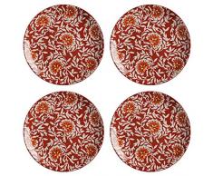 Maxwell Williams Boho Dessertteller, Porzellan, porzellan, rot, Dessert Plates