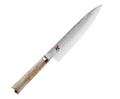 Miyabi 234373-201-0 Gyutoh Tranchiermesser, Stahl, 20 cm, silber / birke, 38,5 x 8,5 x 3,5 cm