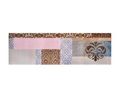 LifeStyle-Mat Designer Fussmatte Haustür – Fussmatten rutschfest und waschbar – Schmutzfangmatte/Fussabstreifer – BRAUN 50x150cm