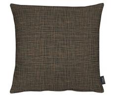 APELT Tessuto 48x48 70 Kissen, Polyester-Baumwolle, braun
