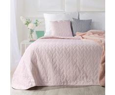 Eurofirany Tagesdecke, Bettüberwurf, Steppdecke, Überwurf, Decke Juliet (170 x 210 cm, Rosa), Kunststoff