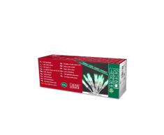 Konstsmide 6302-943 LED Minilichterkette / für Innen (IP20) 230V Innen / 35 grüne Dioden / transparentes Kabel