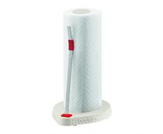 Bodum BISTRO Papierrollenhalter (Federmechanismus, Standfest) cremefarben
