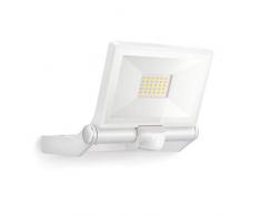 Steinel LED-Außenstrahler XLED ONE Sensor Weiß, 180°-Bewegungsmelder, 23,5 W, 2550 lm bei 3000K, Aluminium, für Zufahrt, Hof und Garten, 65256