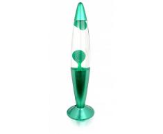 Moderne Lavalampe frisches Grün flüssig Ø11cm H:41cm Beleuchtung Jugendzimmer Wohnzimmer Garten