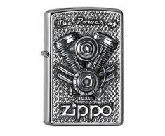 Zippo Feuerzeug, Messing, Silber, one Size