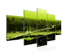 Bilder Istanbul TÃ¼rkei Wandbild Vlies - Leinwand Bild XXL Format Wandbilder Wohnzimmer Wohnung Deko Kunstdrucke GrÃ¼n 5 Teilig - MADE IN GERMANY - Fertig zum AufhÃ¤ngen 603853b