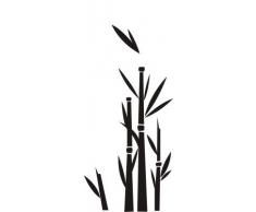 INDIGOS WG30192-90 Wandtattoo w192 Schilf Bambus Natur Wandaufkleber 120 x 50 cm, silber