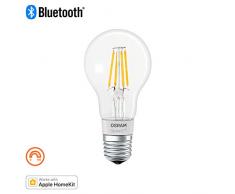 OSRAM SMART+ LED Filament, Bluetooth Lampe mit E27 Sockel, dimmbar, ersetzt 50W Glühbirne, warmweiß , Kompatibel mit Apple Homekit und LEDVANCE Smart+ App für Android