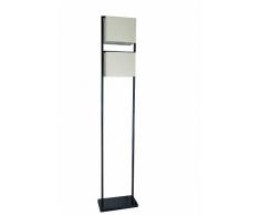 Massive 379988610 Standleuchte, E27, Metall, beige, 33 x 18 x 160,2 cm