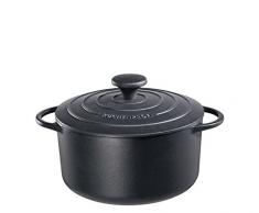 Küchenprofi Gusseisen Bräter, schwarz, 22 cm