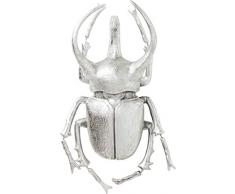 Kare Wandschmuck Atlas Beetle, Silber, One Size