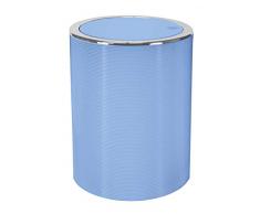 Kleine Wolke Textilgesellschaft Trace Kosmetikeimer, Azur, 5 Liter