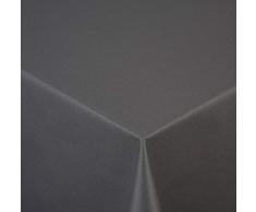 Venilia Tischdecke Tischwäsche pflegeleicht flüssigkeitsundurchlässig Rechteckig, Leinen Anthrazit, 160 x 180 cm