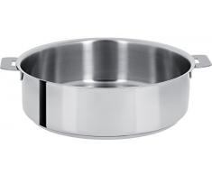 Cristel - SAUTEUSE 28 CM MUTINE AMOVIBLE INDUCTION SANS COUVERCLE - Cristel - S28Q