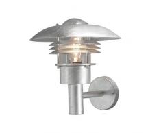 Konstsmide Modena 7300-320 Wandleuchte / B: 27cm T: 29cm H: 29cm / 1x60W / IP44 / galvanisiert/verzinkt