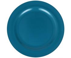 zak! Designs 0412-0313 BBQ Speiseteller Aqua blau 28 cm
