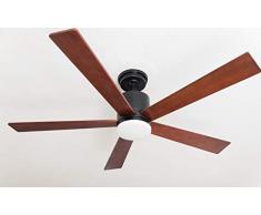 Energiespar Deckenventilator Tibu von Pepeo, 132 cm, mit Fernbedienung und LED Beleuchtung