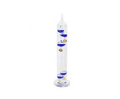KOCH Galileo Thermometer, (M), 34 cm, 5 Kugeln, blau