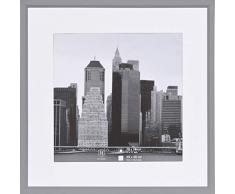 Henzo Metallica 40x40 grau Bilderrahmen, Plastik, 40.8 x 40.8 x 2.2 cm