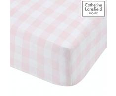 Catherine Lansfield Woodland Friends Spannbetttuch, Polycotton, Rose, Laken Einzelbett