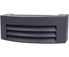 Smartwares LED-Wandleuchte Garten Außenleuchte Wandlampe 5W Anthrazit GWL-002-HS