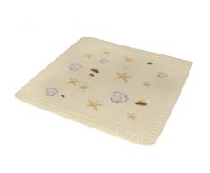 Kleine Wolke 5365226002 Duscheinlage Seashell, 55 x 55 cm, sandbeige