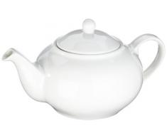 Maxwell & Williams P998 White Basics Teekanne aus Porzellan, Weiß, für 6 Tassen, in Geschenkbox