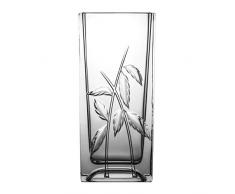 Crystaljulia Vase, Kristall, transparent, 17x11x30.5 cm