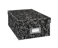 Pioneer Foto Alben b-1bw/CHEV Chevron Design Foto Aufbewahrungsbox Landhausstil Chalkboad Floral Design