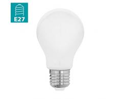 EGLO LED E27 Lampe, Glühbirne Milky, LED Lampe, 7 Watt (entspricht 60 Watt), 806 Lumen, E27 LED warmweiß, 2700 Kelvin, LED Leuchtmittel, Glühlampe A60, Ø 6 cm