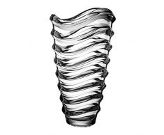 Crystaljulia Vase, Glas, 33cm, 18,5 x 18,5 x 33 cm