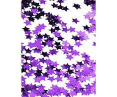 amscan Konfetti Sterne metallic lila