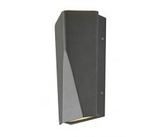 Trio Leuchten LED Außenleuchte Tay 226560242, Druckguss Aluminium anthrazit, 2x 4.5 Watt