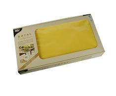 Papstar, 20 Mitteldecken, Tissue ROYAL Collection 80 cm x 80 cm gelb, #81889