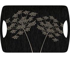 CREATIVE TOPS Silhouette Kleines Serviertablett, 38,5 x 20 cm (15 x 7 ¾ Zoll), Melamin