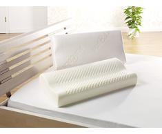 Frankenstolz 0912DJ10-0008 Nackenstützkissen, Doppeljersey, Weiß, 40 x 80 cm