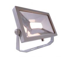 KapegoLED Außenstrahler Flood Smd II, 220-240 V AC, 50 W, 3000 K, silber 732013