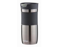 Contigo Thermobecher Byron Snapseal, Edelstahl Isolierbecher, Kaffebecher to go, auslaufsicher, spülmaschinenfester Deckel BPA-frei, 470 ml