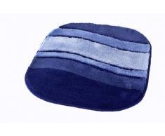 Kleine Wolke 5476712539 Badteppich Siesta, 55 x 65 cm, Sorrento-azurblau