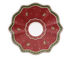 Villeroy & Boch Toys Delight Rote Untertasse, 16,5 cm, Premium Porzellan