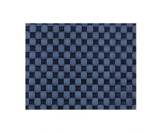 Saleen Tisch-Set, Flechtoptik, Maße: 30 x 40 cm, Eckig, Kunststoff, Kobaltblau, 01010118101