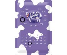 Nostalgic-Art 22125 Milka Kalender Blechschild, 20 x 30 cm