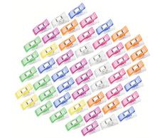 25Pcs Stoffklammern Wonder Clips Perfekt für Nähen Craft Quilt Binding Klammer, Gemischte Farbe