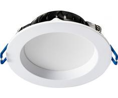 Rolux LED Downlight, Alu-Druckguss, Integriert, 12 W, Neutralweiß 4.000K, 109 x 43mm